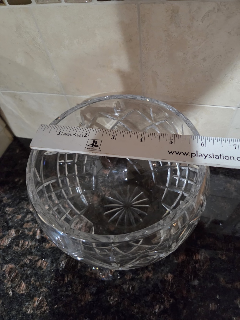 Waterford Crystal Clear Cut Glass Bowl